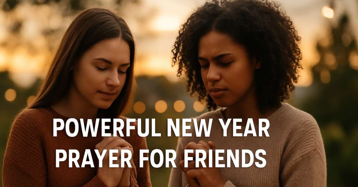 New Year Prayer For Friends
