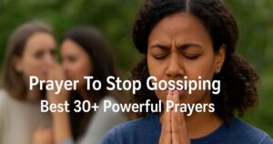 Prayer To Stop Gossiping