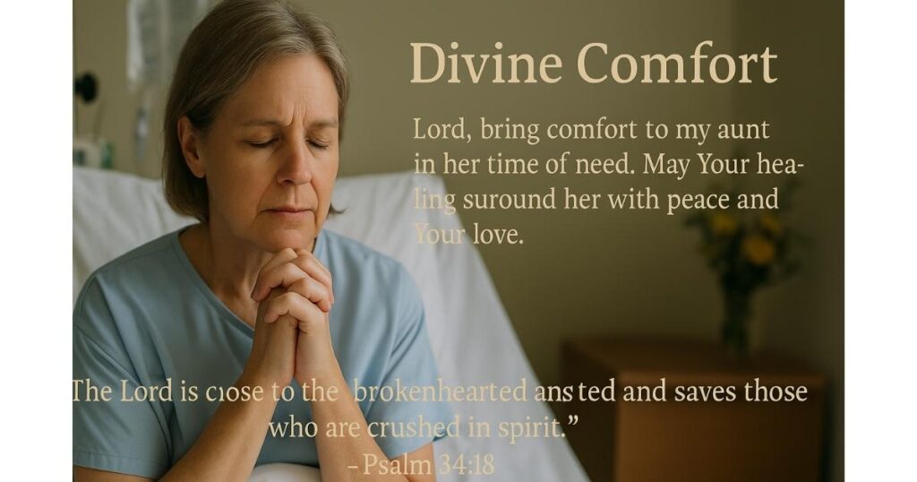 Prayers for Comfort for My Aunt in the Hospital

