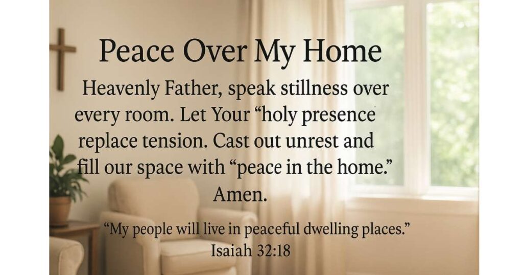 Prayers for Rebuking Evil in the Home