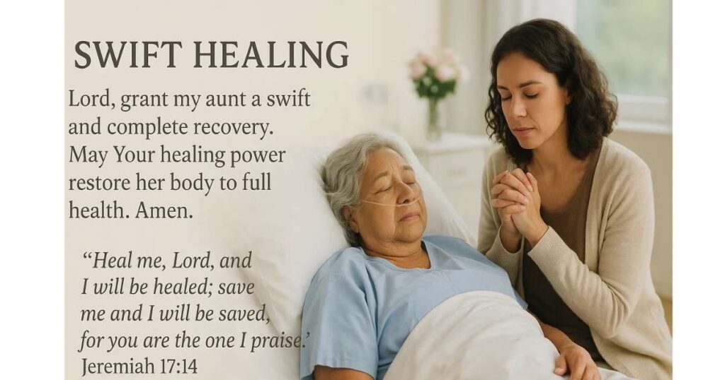 Prayers for Recovery for My Aunt in the Hospital