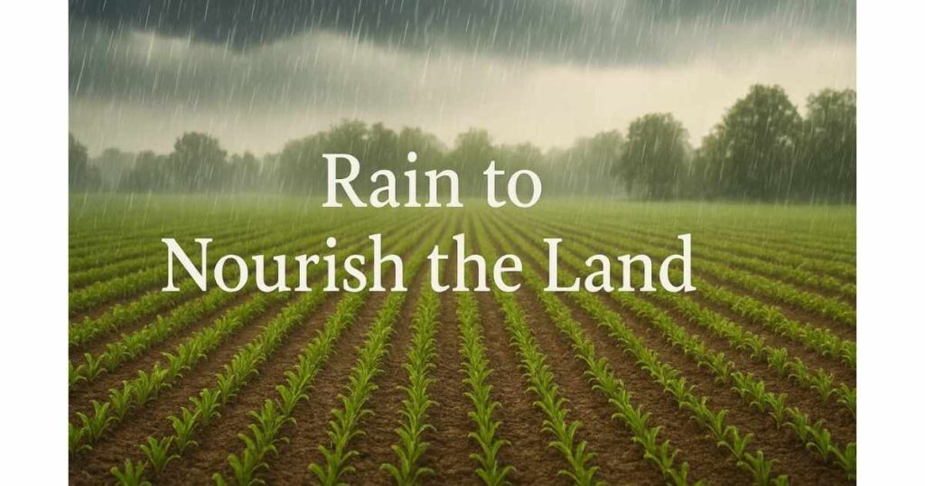  Rain to Nourish the Land