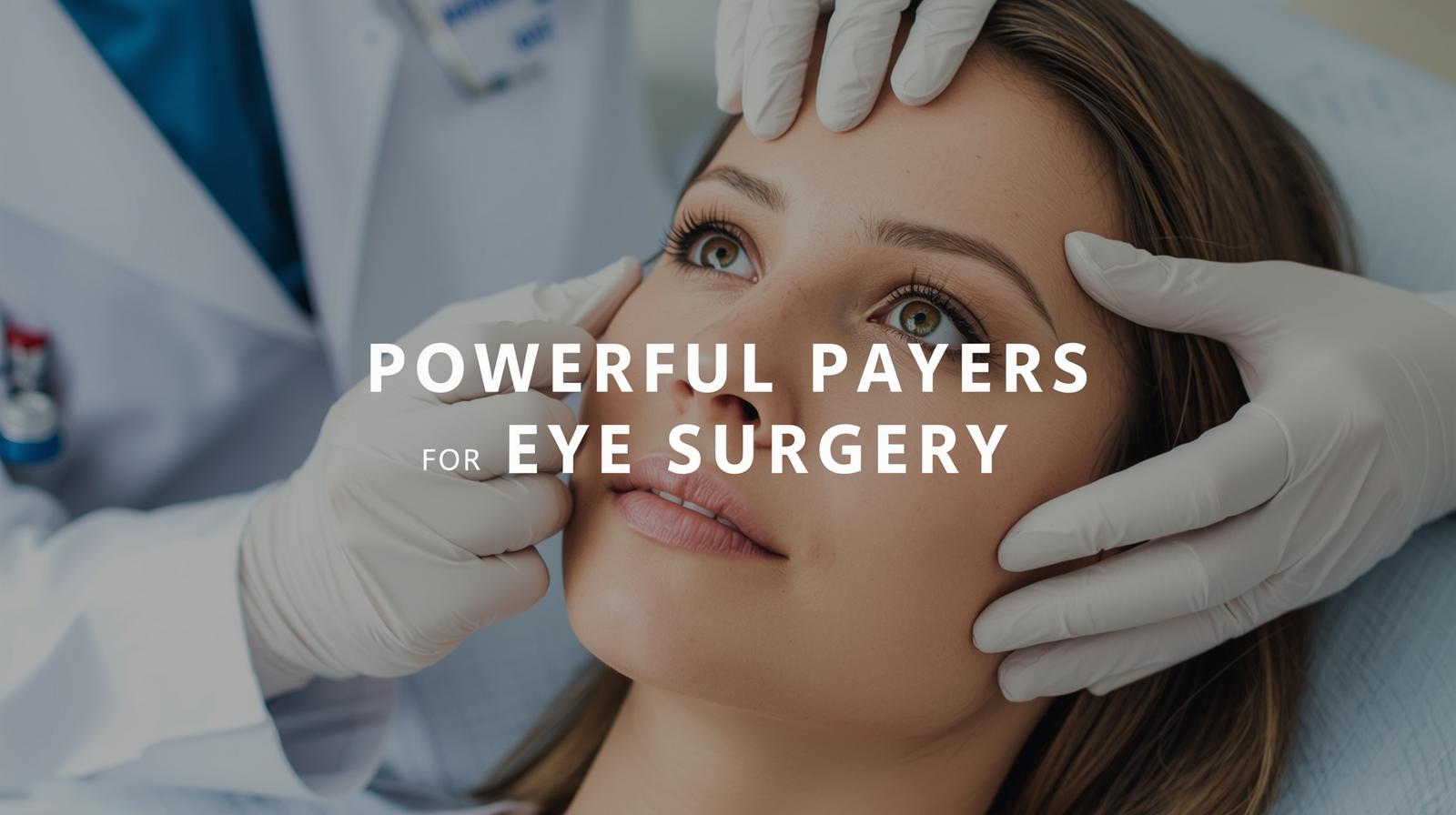 Powerful Prayers for Eye Surgery