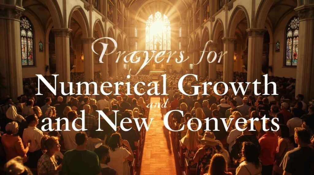 New converts and growing church congregation – Prayers for Numerical Growth and New Converts