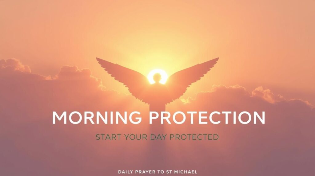St Michael morning protection prayer for daily spiritual defense and guidance