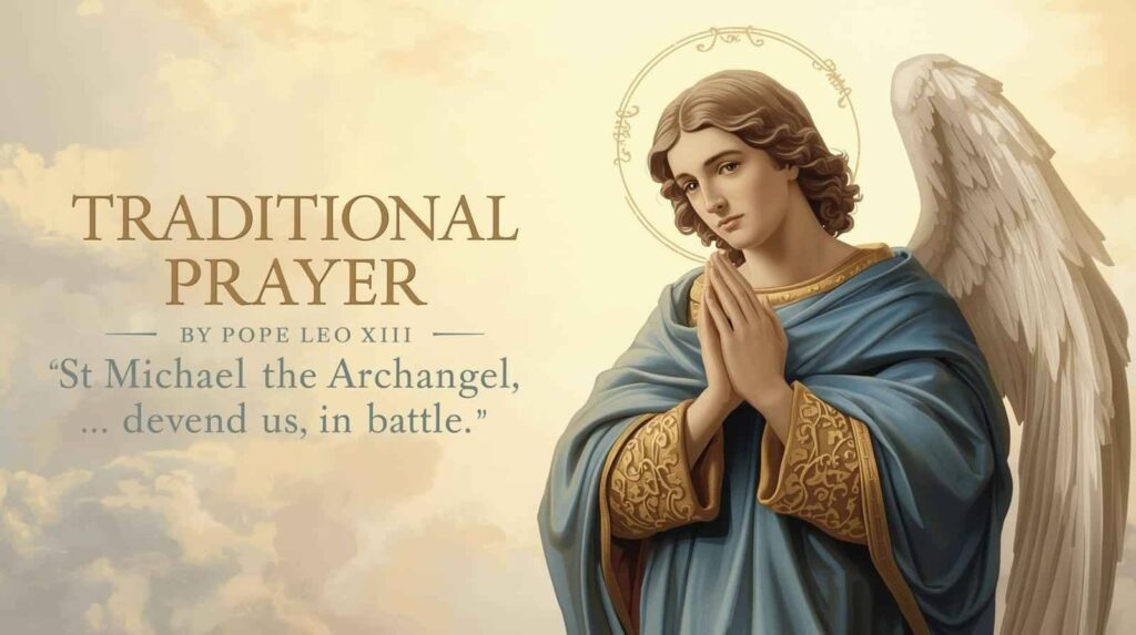 Traditional prayers to St Michael for personal protection and defense