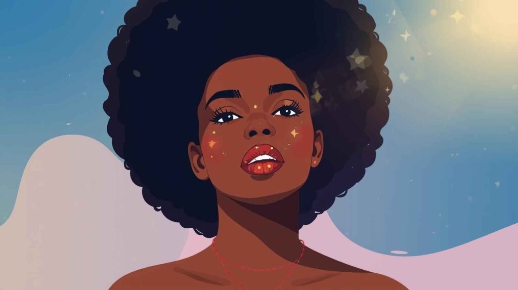 Instagram-ready African American Monday Blessings Gif image with motivational Monday message.