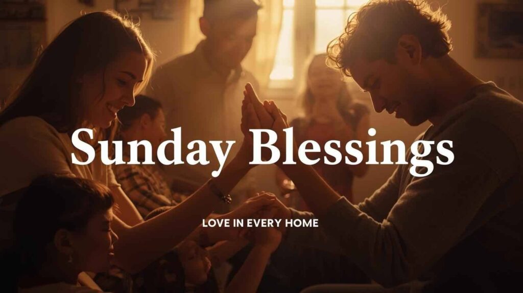 Sunday blessings and prayers for family love and togetherness